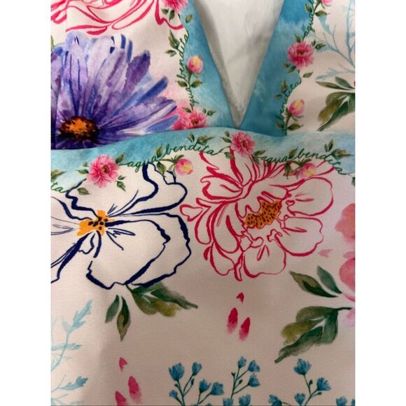 Agua Bendita Women's Multicolor Tulipa Korin One Piece Swimsuit Size Large NWT - Picture 8 of 11